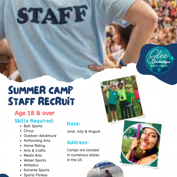 Recruitment for Summer Camp Counselor Program - US